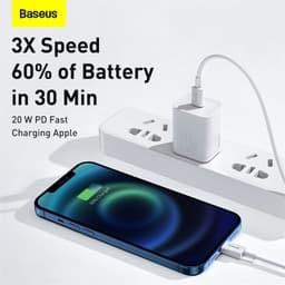 Thumbnail Cáp sạc nhanh Baseus PD 20W Cáp C-L tương thích cho cáp USB sạc nhanh 12-14 2