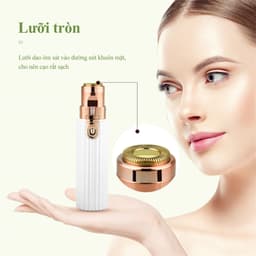 Thumbnail Ckeyin Máy Tẩy LôngTriệt Lông Mày 2 Trong 1 Mini Sạc Pin Có Tích Hợp Đèn máy cạo lông mini máy cạo lông vùng kín MT114 3