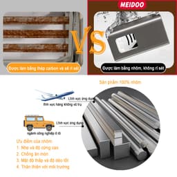 Thumbnail MEIDOO Giá đỡ kem đánh răng màu xám Kem đánh răng Dispenser Khoan miễn phí Wall Mount Dễ sử dụng 3