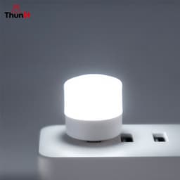 Thumbnail Thunlit USB Đèn ngủ 5PC/1PC Mini LED Ánh sáng trắng Bảo vệ mắt Đèn đọc sách Tròn nhỏ cầm tay 1
