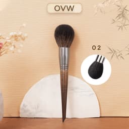 Thumbnail 【OVW】Cọ trang điểm bằng lông dê đầu to dùng phủ phấn chuyên nghiệp XQ02 1