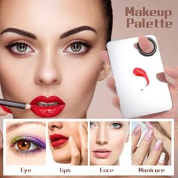 Thumbnail Khay Dụng Cụ Trộn Nền Bằng Thép Sáng MAANGE Chống Gỉ Kèm Cây Trộn 1614 3