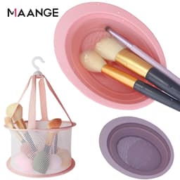 Thumbnail Dụng cụ giặt cọ và mút trang điểm MAANGE tiện lợi gồm thảm giặt và lưới phơi cọ 1343 1