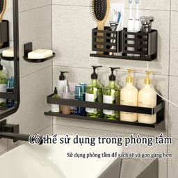 Thumbnail Giá lưu trữ MEIDOO, có thể đặt dao cạo và các mặt hàng khác, đáy rỗng để sạc dễ dàng 2