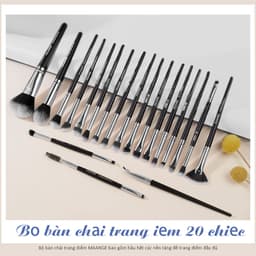 Thumbnail Bộ 20 cọ makeup MAANGE lông mềm cao cấp kèm hộp đựng cọ trang điểm cầm tay 5748H 2