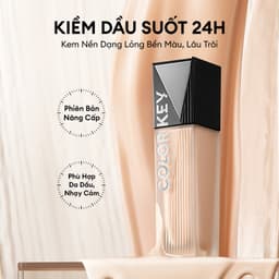 Thumbnail Kem Nền COLORKEY Dạng Lỏng Chân Ái Cho Da Dầu Cho Lớp Trang Điểm Lì Mỏng Nhẹ và Lâu Trôi 30g 3