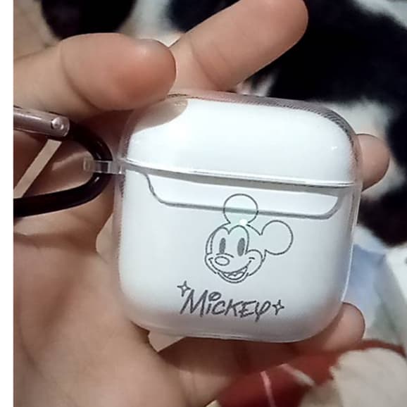 Ảnh Vỏ sạc tai nghe Disney trong suốt màu sắc Thích hợp cho Pro4 2