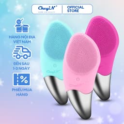 Thumbnail CkeyiN Máy rửa mặt massage mắt đẩy tinh chất bằng silicon chống thấm nước MR336 1