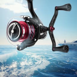 Thumbnail GOMEXUS tay quay máy câu cá Máy Câu Cá Tay Cầm Bằng Carbon 82/98mm Shimano Daiwa Abu Okuma LCDH tay quay máy đứng 4