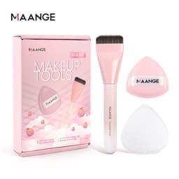 Thumbnail Cọ kem nền siêu mỏng MAANGE kèm 1 miếng mút trang điểm khô và ướt, Bộ quà tặng cao cấp 52099 1
