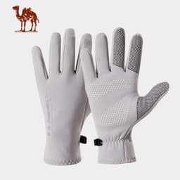 Thumbnail Găng tay đi xe đạp ngoài trời CAMEL CROWN dành cho nữ Găng tay chống thấm nước, chống gió, ấm áp, viền nhung có màn hình cảm ứng 1