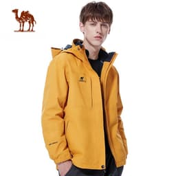 Thumbnail Áo khoác nam ba trong một CAMEL CROWN có thể tháo rời, chống thấm nước và chống gió, bộ đồ ngoài trời. 1