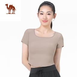 Thumbnail Áo thun CAMEL CROWN chạy bộ thể thao ngắn tay thoáng khí nhanh khô dành cho nữ 1