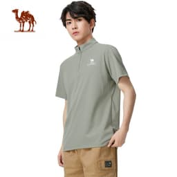 Thumbnail CAMEL CROWN Đi Xe Đạp Ngoài Trời Nhanh Khô Quần Áo Dành Cho Nam Nữ Tay Ngắn Sợi Nguyên Bản Chống Nắng Ice Áo Thun 1