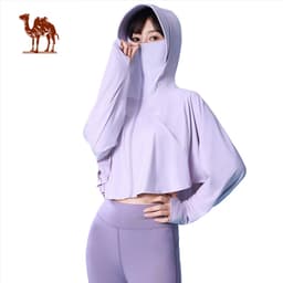 Thumbnail CAMEL CROWN Ngoài Trời Sợi Chính Hãng Chống Nắng Quần Áo Áo Khoác Chống Tia UV Nữ 1