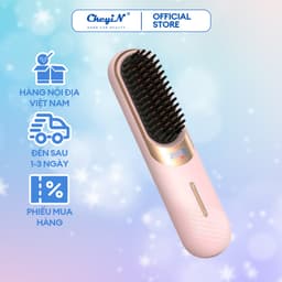 Thumbnail CkeyiN Lược điện chải thẳng tóc ion âm cao cấp, tạo kiểu chuyên nghiệp máy uốn duỗi tóc, làm xoăn ép HM008 1