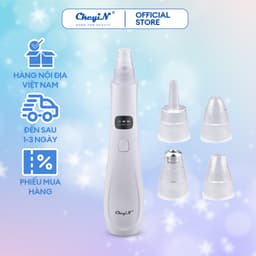 Thumbnail CkeyiN Máy hút mụn đầu đen làm sạch lỗ chân lông kèm 5 đầu hút chuyên dụng máy hút mụn cầm tay MR596 1
