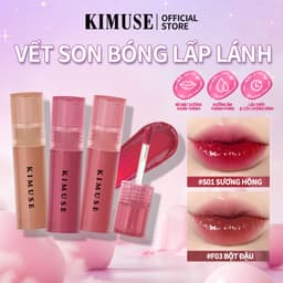 Thumbnail Son bóng KIMUSE dưỡng ẩm lâu trôi với 9 màu tùy chọn 1