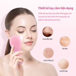 Thumbnail CkeyiN Máy rửa mặt làm sạch sâu chống thấm nước MR662 4