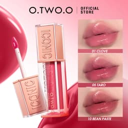 Thumbnail O.two.o Lipgloss Tác dụng dưỡng ẩm watery Đế dưỡng ẩm lâu trôi và bóng bóng nhẹ cho nữ Lip Glaze Dưỡng ẩm sáng bóng Lipmakeup 1