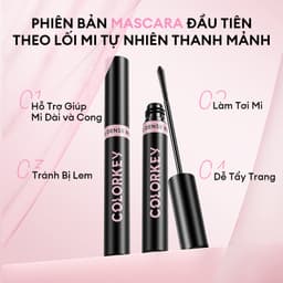 Thumbnail Mascara COLORKEY Hỗ Trợ Giúp Mi Dài Và Tơi, Tạo Cảm Giác Tự Nhiên, Nhanh Khô, Không Lem Trôi 2