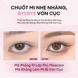 Thumbnail Mascara COLORKEY Hỗ Trợ Giúp Mi Dài Và Tơi, Tạo Cảm Giác Tự Nhiên, Nhanh Khô, Không Lem Trôi 4