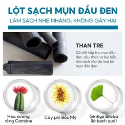 Thumbnail Mặt nạ than tre VIBRANT GLAMOUR lột mụn đầu đen mũi làm sạch sâu thu nhỏ lỗ chân lông dưỡng ẩm kiểm soát dầu cho da 30g 3