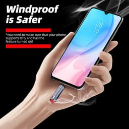 Thumbnail Hdoorlink Loại C Sưởi Ấm OTG Chuyên Dụng Mini Ngoài Trời Lửa Di Động Chống Gió Sạc Đặc Biệt Adapter 4