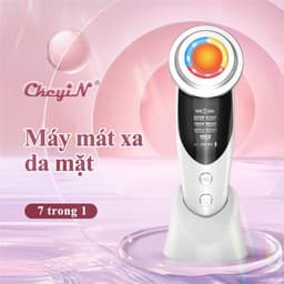 Thumbnail CkeyiN Máy mát xa da mặt 7 trong 1 có đèn LED cải thiện quầng thâm nếp nhăn nâng cơ da MR528 2