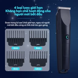 Thumbnail CkeyiN Tông Đơ Cắt Tóc , Cạo Râu Điện Tử  USB Không Dây Có Thể Sạc Lại Cho Nam Và Nữ, Bộ Máy cạo râu Cắt Tóc RD017 1