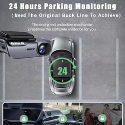 Thumbnail Elkeva 4K WiFi Ống Kính Đơn Dash Cam Xe DVR Góc Rộng Siêu Sao Tầm Nhìn Ban Đêm Vòng Ghi Âm Phụ Kiện Xe Hơi 3
