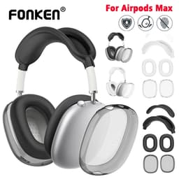 Thumbnail Fonken One Set Vỏ silicon mềm AirPods Max Tai nghe Vỏ bảo vệ Băng đô Earmuff Vỏ chống sốc 1