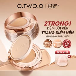 Thumbnail Kem nền đệm mặt O.TWO.O Kem che khuyết điểm trọng lượng nhẹ Lâu dài 24H 16g 1