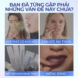 Thumbnail Viên kem đánh răng nhai MINIMELI Làm mới hơi thở tức thì 1