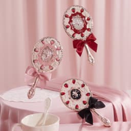 Thumbnail Flower Knows Hand Mirror Dụng cụ trang điểm Gương di động Gương trang điểm công chúa [QUÀ TẶNG] 1