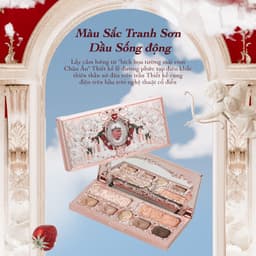 Thumbnail Bộ sưu tập Flower Knows Strawberry Cupid Bảng màu mặt đa năng Bảng Phấn Mắt 14g 3