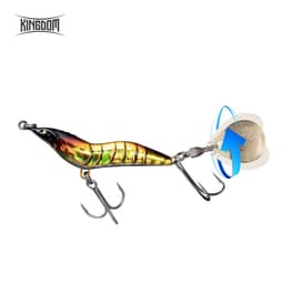 Thumbnail Mồi Câu Cá Giả Kingdom Bằng Kim Loại Cứng Thiết Kế Muỗng Xoay 8.5g 35mm 14g 40mm 21g 46mm 28g 56mm 3