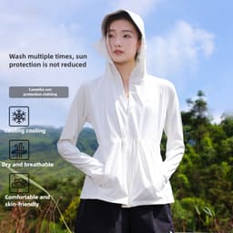Thumbnail Quần áo chống nắng CAMEL CROWN dành cho nữ, Quần áo chống tia cực tím, chống nắng eo 3