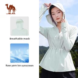 Thumbnail Quần áo chống nắng CAMEL CROWN dành cho nữ, Quần áo chống tia cực tím, chống nắng eo 1