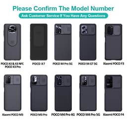 Thumbnail Ốp điện thoại NILLKIN CamShield POCO X7 Pro F6 Pro X6 Pro F5 Pro M6 X3 Pro F6 Ốp điện thoại chống sốc chống vân tay 2