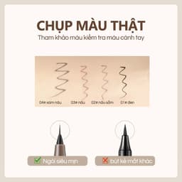 Thumbnail Bút kẻ mắt dạng lỏng IMAGIC Nhanh khô Chống thấm nước 0,014mm Siêu mỏng Lâu trôi Trang điểm mắt chống nhòe 3