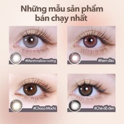 Thumbnail Kính áp tròng 6 tháng moody màu nâu/đen tự nhiên, có độ cận 0-7, độ giãn tròng 14.0 – 14.5mm 2