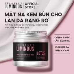 Thumbnail Mặt Nạ Bùn COLORKEY LUMINOUS Làm Sạch Da Không Gây Khô Da Khi Dùng 60g/hũ 2
