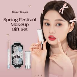 Thumbnail Set mỹ phẩm trang điểm FLOWER KNOWS gồm son môi và bảng phấn mắt 1