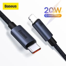 Thumbnail Dây cáp sạc nhanh BASEUS PD 20W USB-C thích hợp cho Phone 1