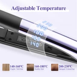 Thumbnail Máy duỗi và tạo kiểu tóc CkeyiN 2 trong 1 dùng ion hồng ngoại HF025 1
