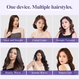 Thumbnail Máy duỗi và tạo kiểu tóc CkeyiN 2 trong 1 dùng ion hồng ngoại HF025 2