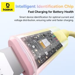 Thumbnail Cáp sạc nhanh Baseus Discolor Series 20W – PC + Nylon braid, dài 1m/2m, tốc độ 480Mbps 1