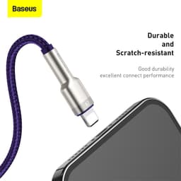 Thumbnail Dây Cáp Sạc Nhanh Baseus Cho Phone/Ipad Từ Đầu USB Sang 2.4A 3