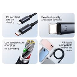 Thumbnail Dây cáp sạc nhanh BASEUS PD 20W USB-C thích hợp cho Phone 3